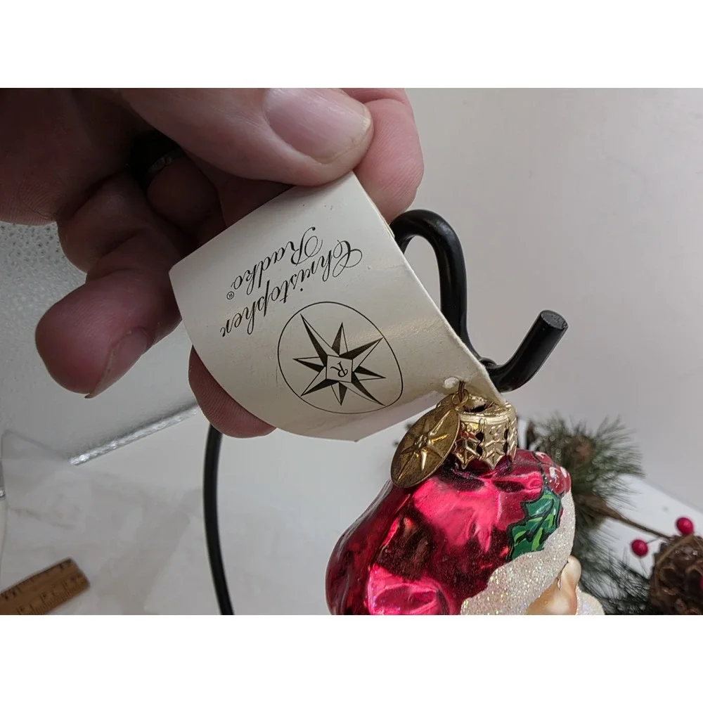 Christopher Radko Presently Resting Santa Ornament 2001 Poland 01-0437-0 4.5